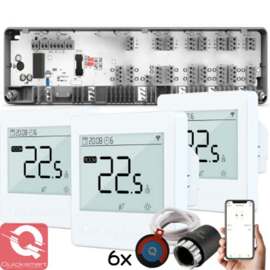 Imagine Termostat din sticla "WiFi smart" (touch)