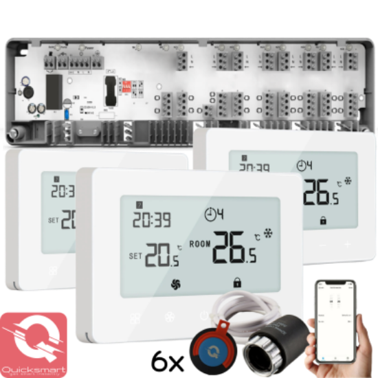 Imagine Termostat din sticla "WiFi smart" (touch)