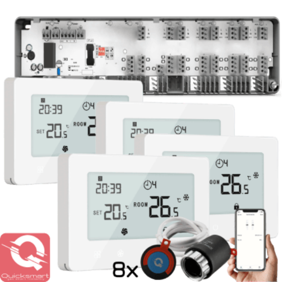 Imagine Termostat din sticla "WiFi smart" (touch)