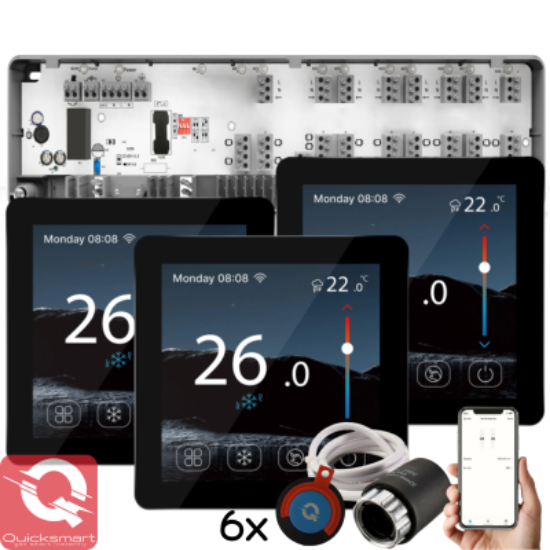 Imagine Termostat din sticla "WiFi smart" (touch)