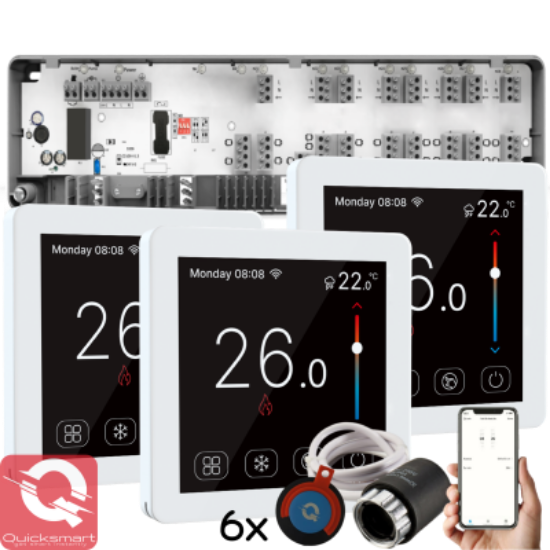 Imagine Termostat din sticla "WiFi smart" (touch)