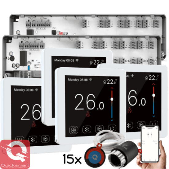 Imagine Termostat din sticla "WiFi smart" (touch)