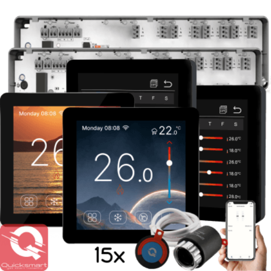 Imagine Termostat din sticla "WiFi smart" (touch)