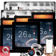 Imagine Termostat din sticla "WiFi smart" (touch)