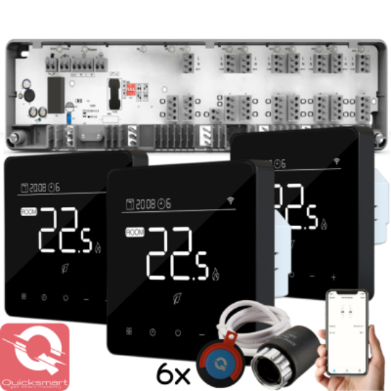 Imagine Termostat din sticla "WiFi smart" (touch)