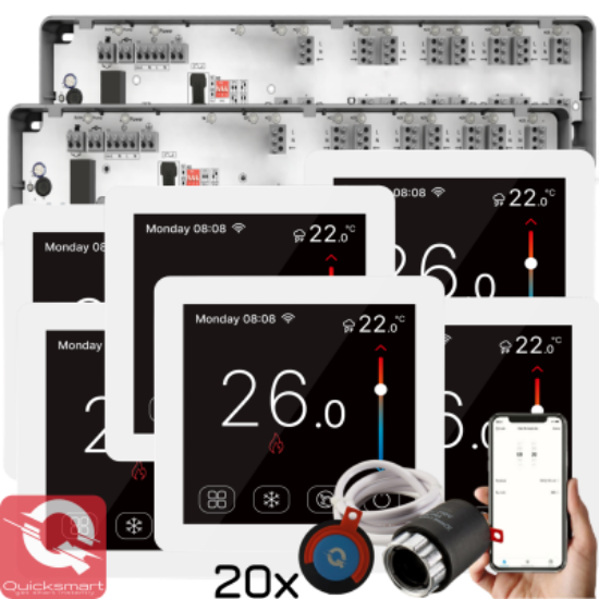 Imagine Termostat din sticla "WiFi smart" (touch)