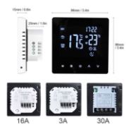 Imagine Termostat din sticla "WiFi smart" (touch)