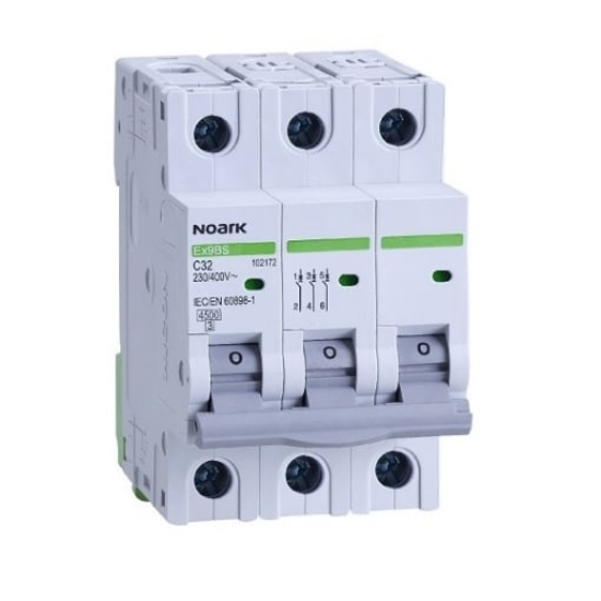 Imagine Mini-întrerupător 4,5 kA, caracteristica C, 20 A, 3-poli