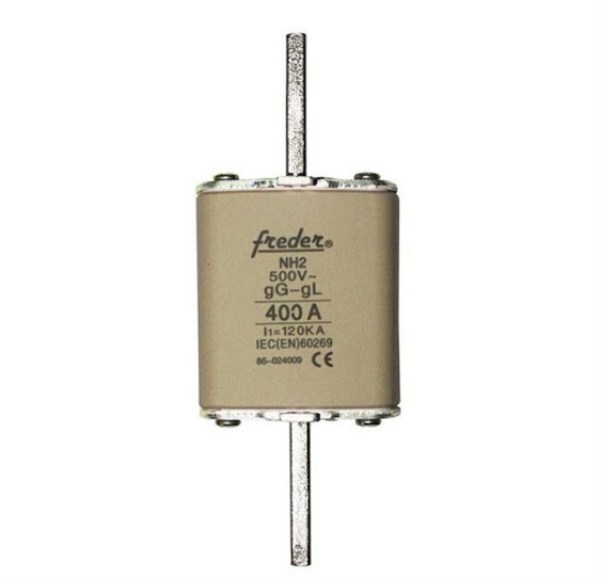 Imagine Siguranță fuzibilă MPR fără izolație Freder, Gr.2, gG, 400A, 120kA, 500VAC 02-0245
