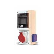 Imagine ORGANIZARE SANTIER CABLAT IND 5P 1X32A 2XSCHUKO