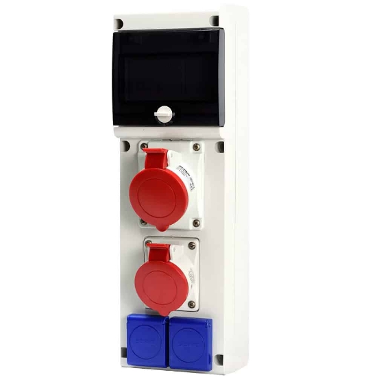 Imagine ORGANIZARE SANTIER IND 5P 1X32A 1X16A 2XSCHUKO