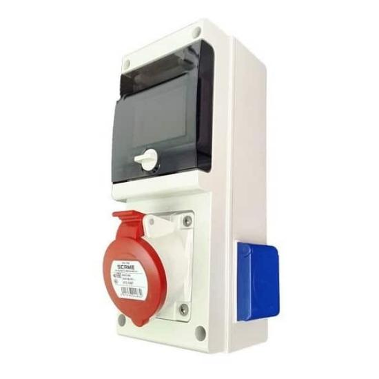 Imagine ORGANIZARE SANTIER IND 5P 1X32A 2XSCHUKO