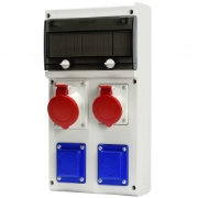 Imagine ORGANIZARE SANTIER IND 5P 2X32A 2XSCHUKO