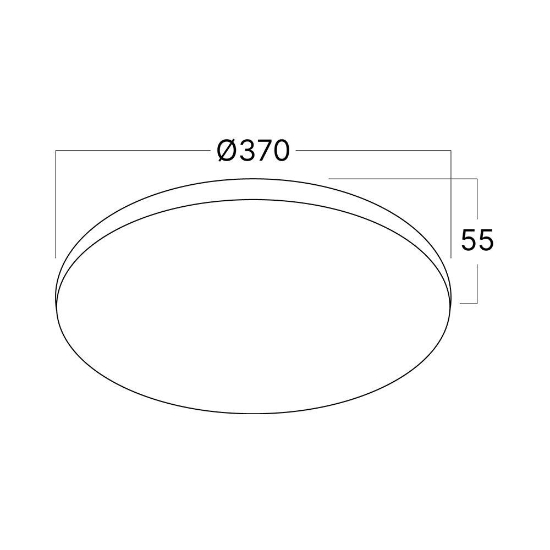 Imagine Plafoniera LED 40W 6500K IP20 D370 RND BR-BH99-00230