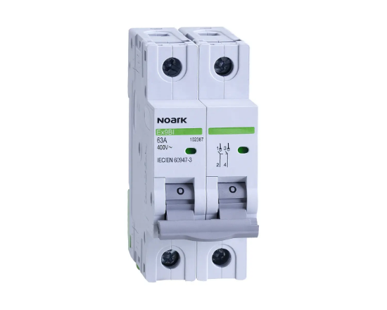 Imagine Siguranta NOARK Mini intrerupator EX9BH 2P C63 10KA CAR 100404