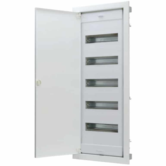 Imagine TABLOU FLAT Incastrat usa Alba cadru si usa metal IP40 878x368x93mm 60+10 MOD