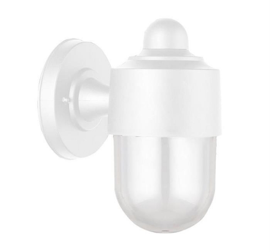 Imagine Aplica policarbonat 992 "PT" jos ALB E27 IP44