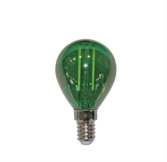 Imagine BEC LED COG 230V "SFERIC" E14 2W LUMINA verde