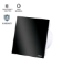 Imagine Ventilator negru VITO sticlă  antiretur Dim 100mm 12W VT-VT8005240