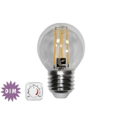 Imagine BEC LED-COG 4W DIMABIL SFERIC E27 230V LUMINA calda CLAR