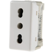 Imagine Priza Stil Mod 2pini italian alb 20203