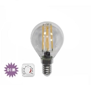 Imagine BEC LED-COG 6W DIMABIL SFERIC E14 230V LUMINA calda CLAR