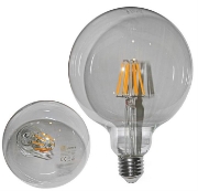 Imagine BEC LED-COG 8W GLOB E27 230V F:125mm LUMINA calda -CLAR