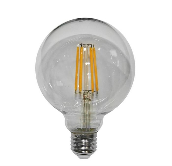 Imagine BEC LED-COG 8W GLOB E27 230V F:95mm LUMINA calda -CLAR