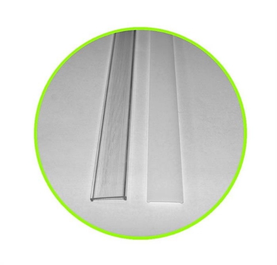 Imagine Capac Frontal Transparent pentru Profil PT OVAL LAT - 1ML