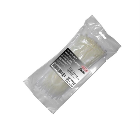 Imagine COLIERE CABLU 240X7,6MM ALB