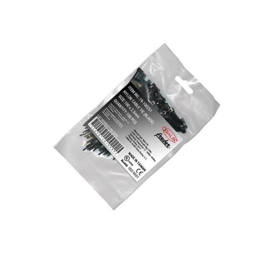 Imagine COLIERE CABLU 142X2,5MM NEGRU