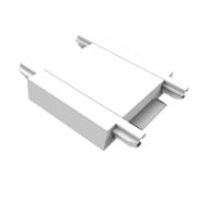 Imagine Conector (mufa) pentru sina aparenta - alb