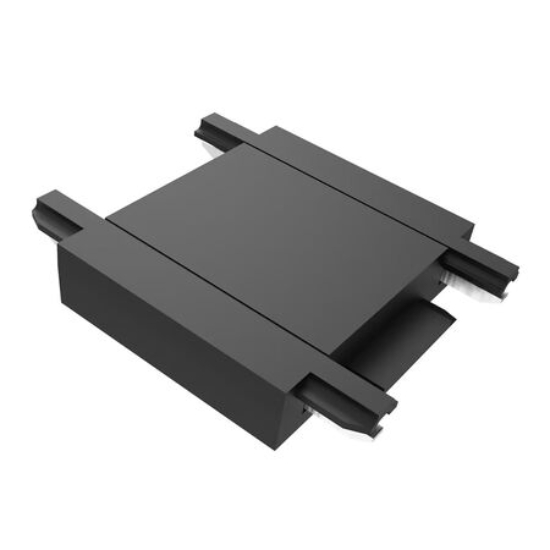 Imagine Conector (mufa) pentru sina aparenta - negru