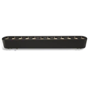 Imagine Corp (lentile la 36 grade) cu LED 12w pentru sina 40VDC lumina alba - negru