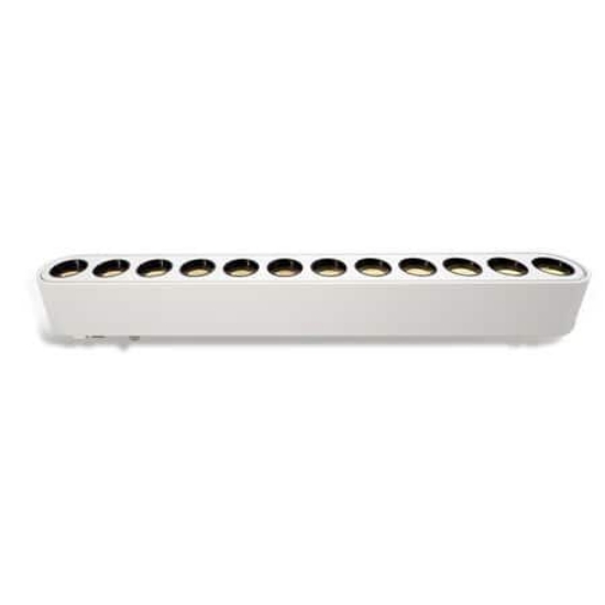 Imagine Corp (lentile la 36 grade) cu LED 12w pentru sina 40VDC lumina calda - alb
