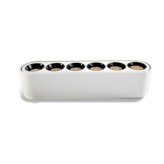 Imagine Corp (lentile la 36 grade) cu LED 6w pentru sina 40VDC lumina calda - alb