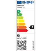 Imagine Corp (lentile la 36 grade) cu LED 6w pentru sina 40VDC lumina calda - alb