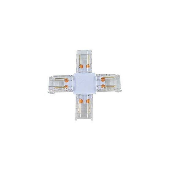 Imagine CONECTOR CRUCE + PENTRU BANDA LED COB (10mm)