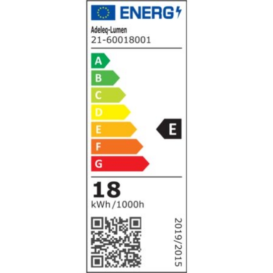 Imagine Corp de iluminat cu LED "LINIAR SLIM" 18W negru - lumina calda