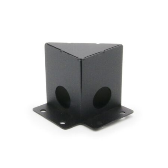 Imagine Cot metalic 90° - negru