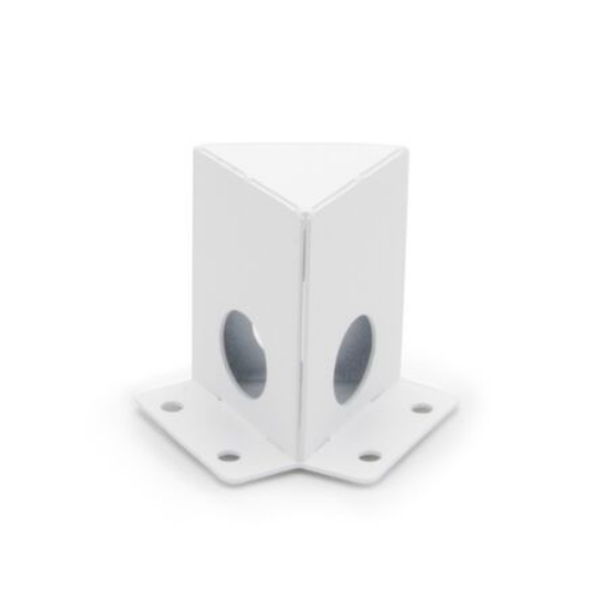 Imagine Imbinare "T" metalic 3x120° - alb