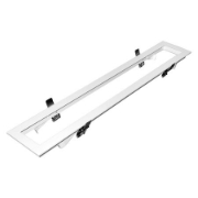 Imagine Rama montaj incastrat in rigips pentru corp de 18W - alba 630x107