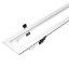 Imagine Rama montaj incastrat in rigips pentru corp de 50W - alba 1530x107