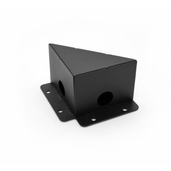Imagine Cot metalic 90° - negru