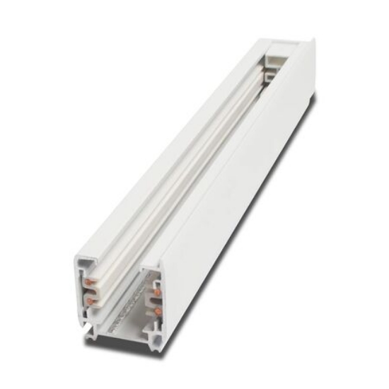 Imagine Sina din aluminiu aparenta 230V - L:1m - alba
