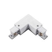 Imagine Cot 90° fix pentru sina 230V - alb