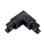 Imagine Cot 90° fix pentru sina 230V - negru