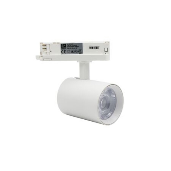 Imagine Spot cu LED 30w pentru sina 230V lumina calda 38o- alb