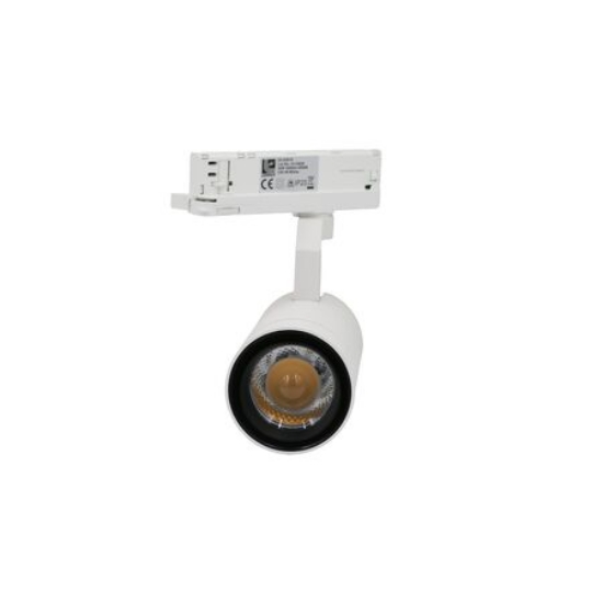 Imagine Spot cu LED 20w pentru sina 230V lumina calda 20o…60o - alb