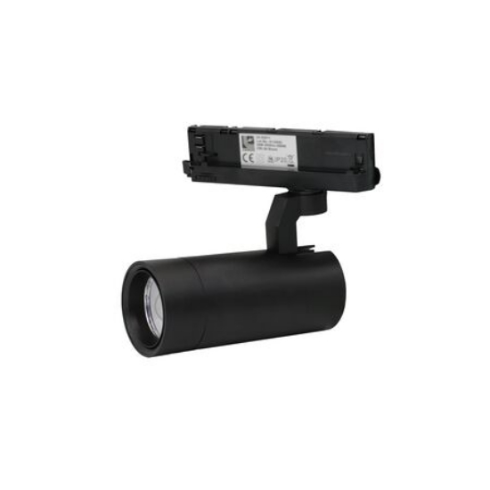 Imagine Spot cu LED 20w pentru sina 230V lumina calda 20o…60o - negru